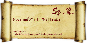 Szalmási Melinda névjegykártya